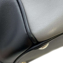 Load image into Gallery viewer, PRADA Handbag White/Gray/Black 1BA036 Calf Leather
