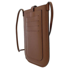 Load image into Gallery viewer, BURBERRY Belt Shoulder Phone Pouch Brown Leather
