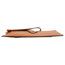 Load image into Gallery viewer, VERSACE Virtus Clutch Bag Brown Leather
