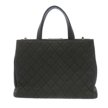 Load image into Gallery viewer, CHANEL Affinity 2way Tote Bag Black A93795 Caviar Leather

