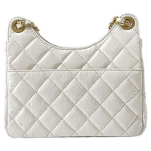 Load image into Gallery viewer, CHANEL Hobo ChainShoulder Bag White AS3710 Shiny Calf Leather Size Small
