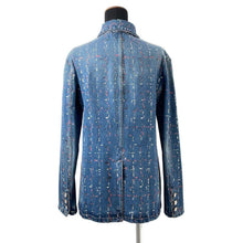 Load image into Gallery viewer, CHANEL Denim Jacket Size 38 Blue P75259 Cotton100%
