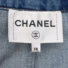 Load image into Gallery viewer, CHANEL Denim Jacket Size 38 Blue P75259 Cotton100%
